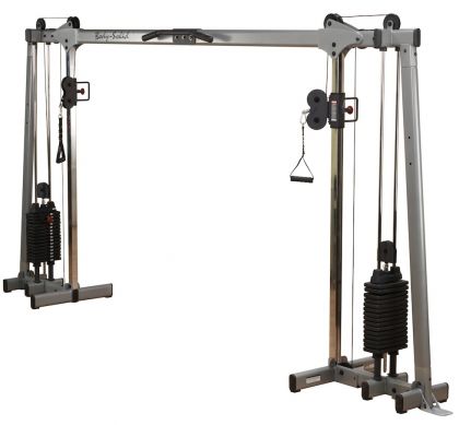 Bodysolid GDCC250 Cable Cross Over with 2 160lb Weight Stacks