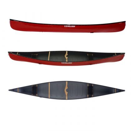 Hellman Canoe Cruiser Orange Duralite Canoe