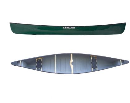 Hellman Canoe Kootenay Lime Green Duralite