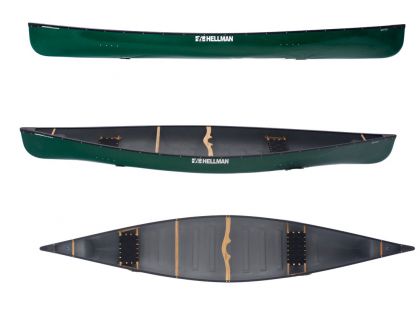 Hellman Canoe  GREEN KEVLAR QUETICO