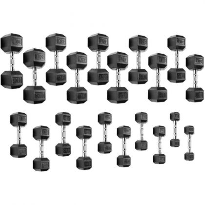 5lb to 50lb Hex Dumbbell Package #1