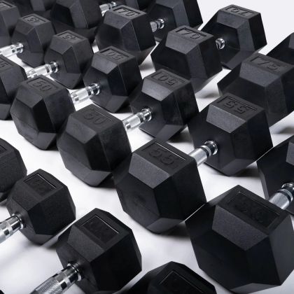 55lb to 100lb Hex Dumbbell Package #2