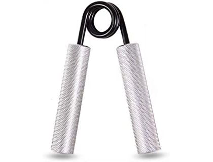 MD Buddy Aluminum Hand Grip Exerciser (100lbs) - Silver