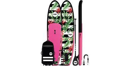 Pop 10&#039;6&quot; Inflatable Royal Hawaiian (Black/Pink)