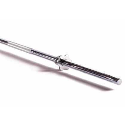 Flaman Chrome 86&quot; (7 foot) Standard Straight Bar (Spinlock)