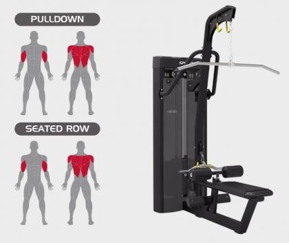 Spirit DUALS Lat Pulldown and Seated Row 
