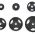 Rubber Olympic Plate 3 handle